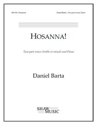 Hosanna! Two-Part choral sheet music cover Thumbnail